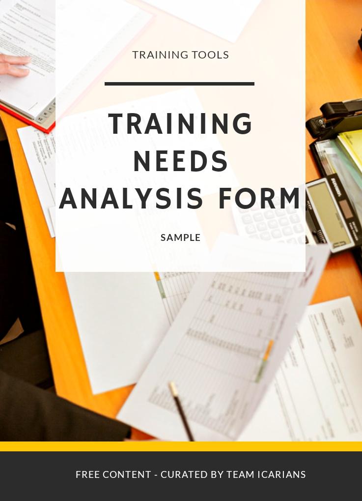 Training Needs Analysis Form